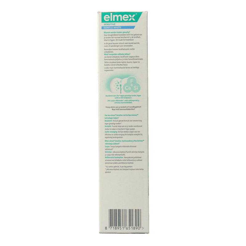 Elmex Tandpasta sensitive gentle white 75 Milliliter