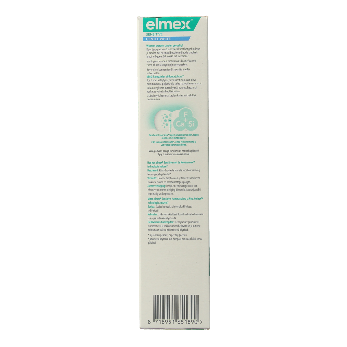 Elmex Tandpasta sensitive gentle white 75.00 Milliliter