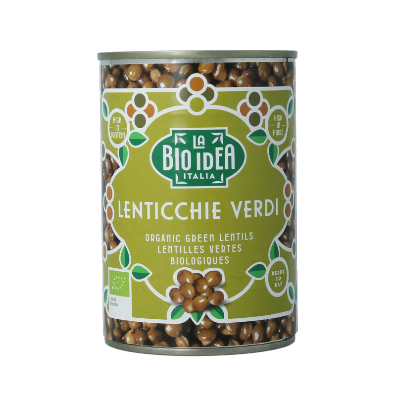 La Bio Idea Groene linzen bio 400 Gram