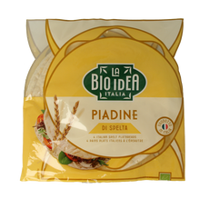 Bioidea Spelt piadine wrap bio 4 Stuks