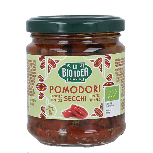 La Bio Idea Zongedroogde tomaten in olijfolie bio 190 Gram