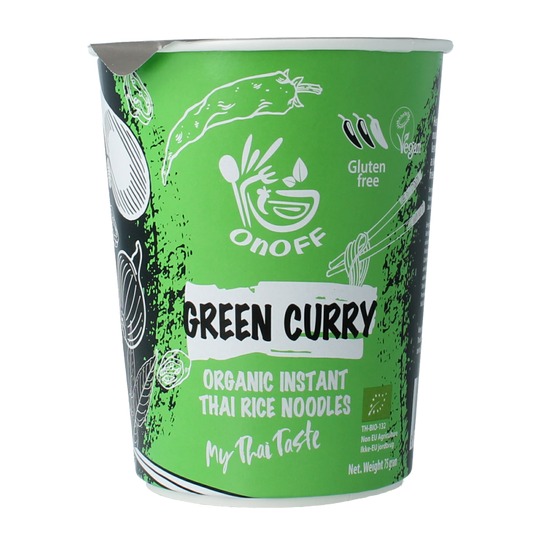 Onoff Instant noodlesoup green curry bio 75 Gram