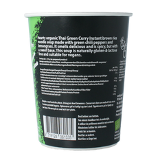 Onoff Instant noodlesoup green curry bio 75.00 Gram