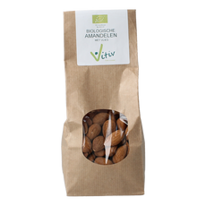 Vitiv Amandelen met vlies bio 250 Gram
