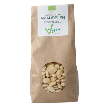 Vitiv Amandelen zonder vlies bio 500.00 Gram
