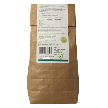 Vitiv Psyllium vezels bio 500.00 Gram