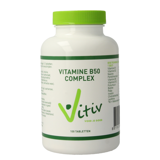 Vitiv Vitamine B50 complex 100 Tabletten