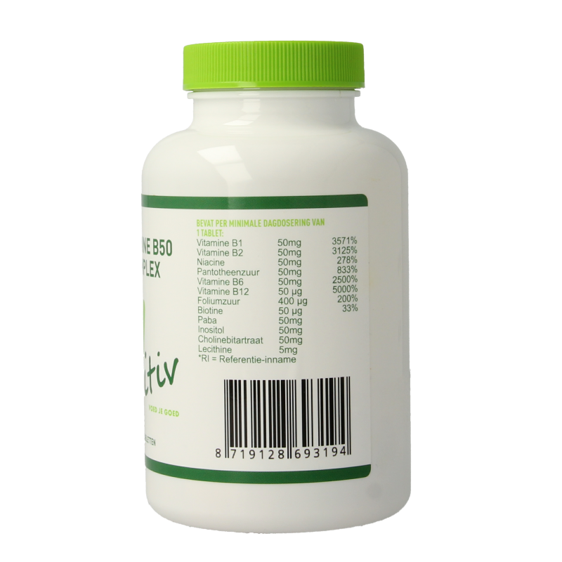 Vitiv Vitamine B50 complex 100 Tabletten