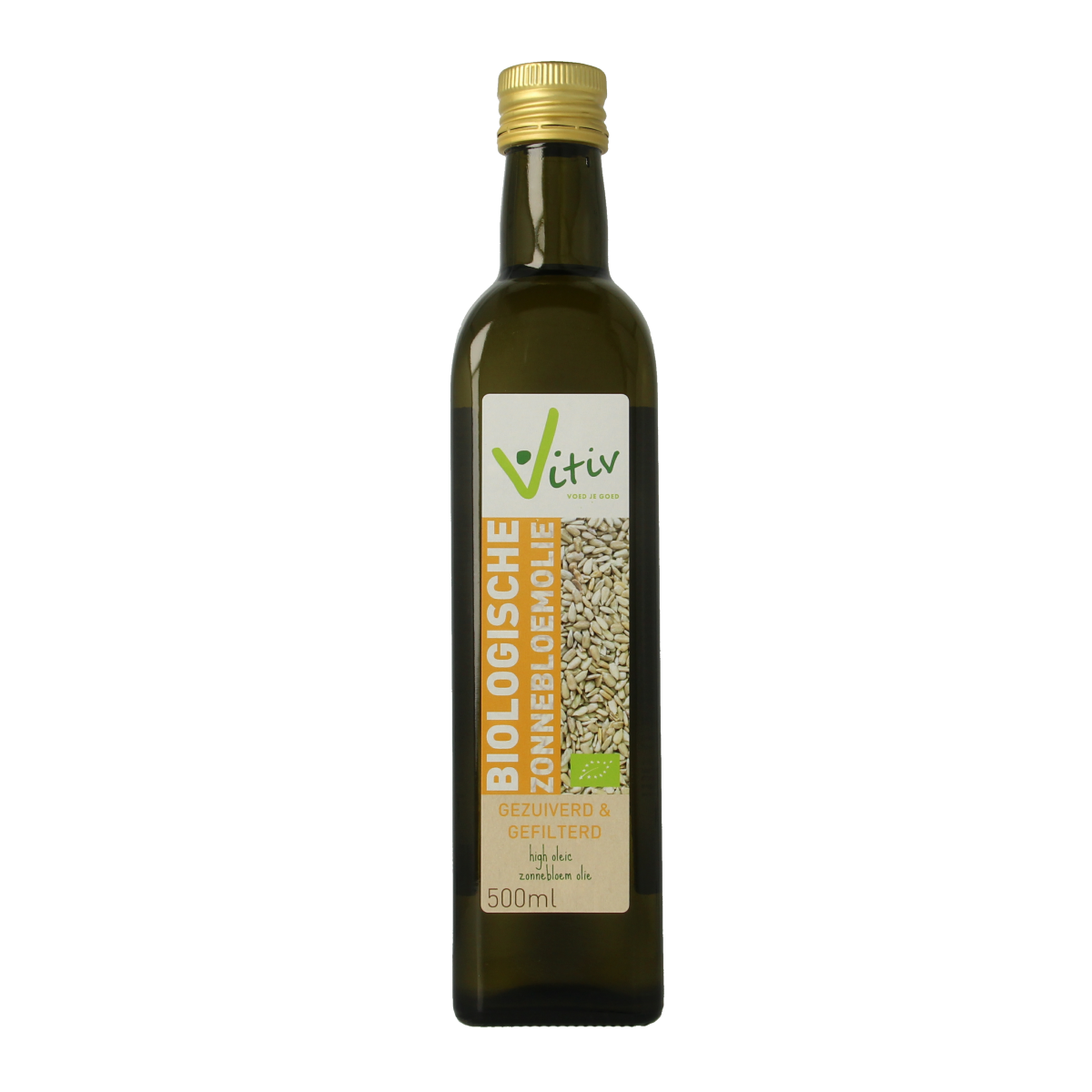 Vitiv Zonnebloemolie bio 500.00 Milliliter