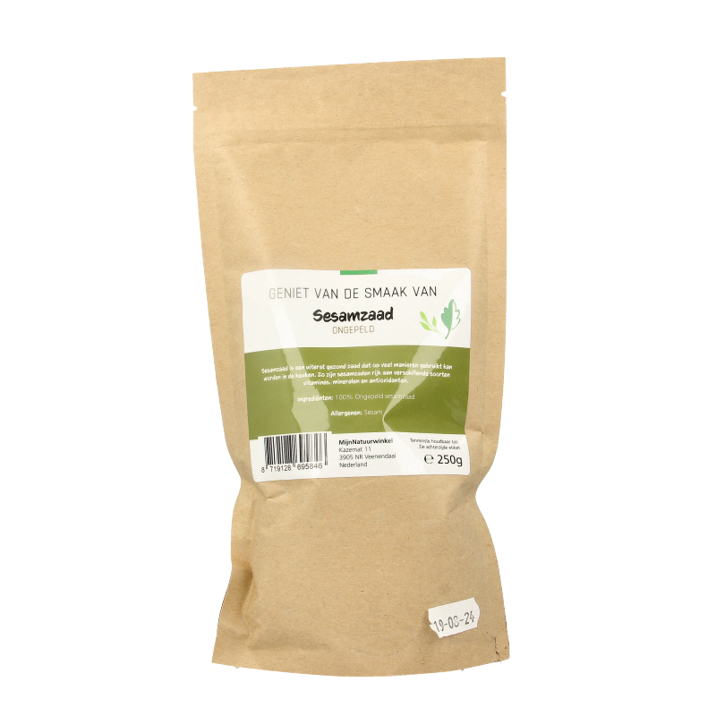 MijnNatuurwinkel Sesamzaad ongepeld 250 Gram