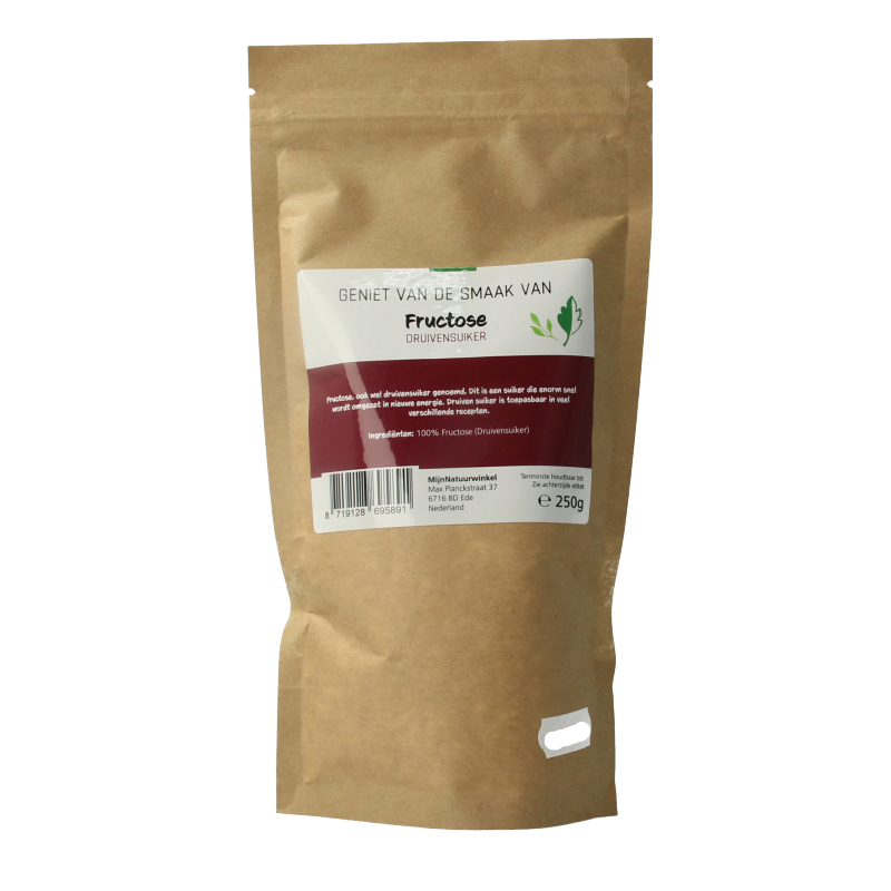 MijnNatuurwinkel Fructose druiven suiker 250 Gram