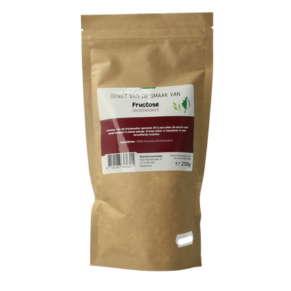 MijnNatuurwinkel Fructose druiven suiker 250.00 Gram