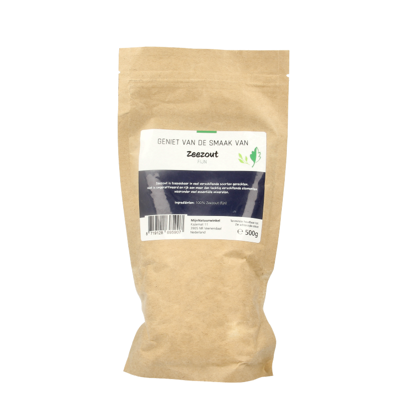 MijnNatuurwinkel Zeezout fijn 500 Gram