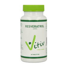 Vitiv Resveratrol 40mg 60.00 Tabletten