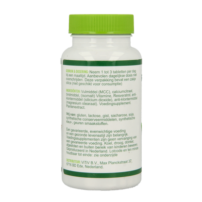 Vitiv Resveratrol 40mg 60.00 Tabletten