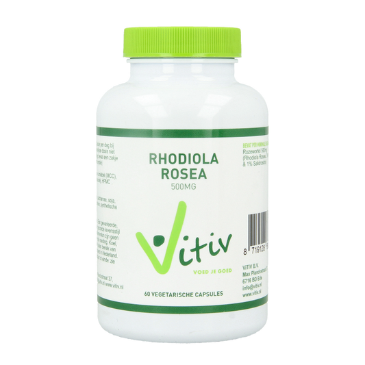 Vitiv Rhodiola rosea 500mg 60 Vegetarische capsules