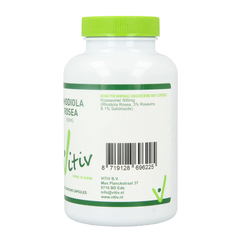 Vitiv Rhodiola rosea 500mg 60 Vegetarische capsules