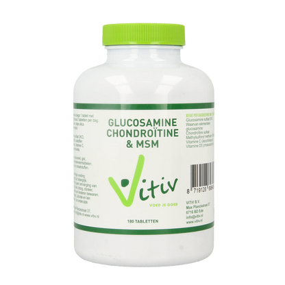 Vitiv Glucosamine chondroitine MSM 180 Tabletten