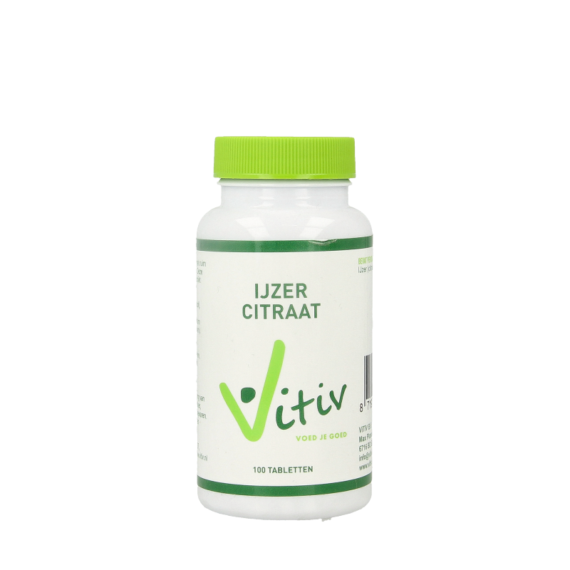 Vitiv IJzer citraat 100 Tabletten