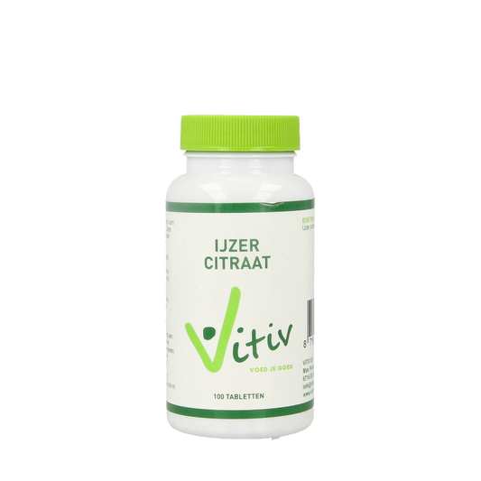 Vitiv IJzer citraat 100 Tabletten