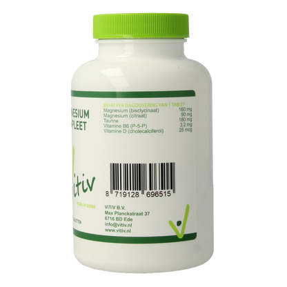 Vitiv Magnesium compleet met taurine 100 Tabletten