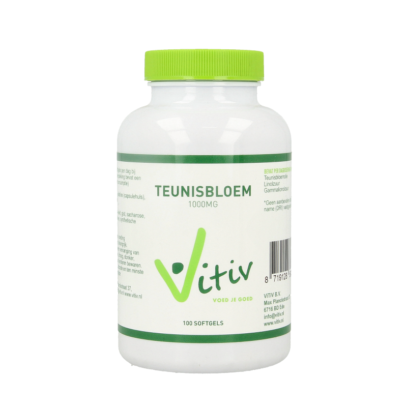 Vitiv Teunisbloemolie 1000mg 100 Softgels