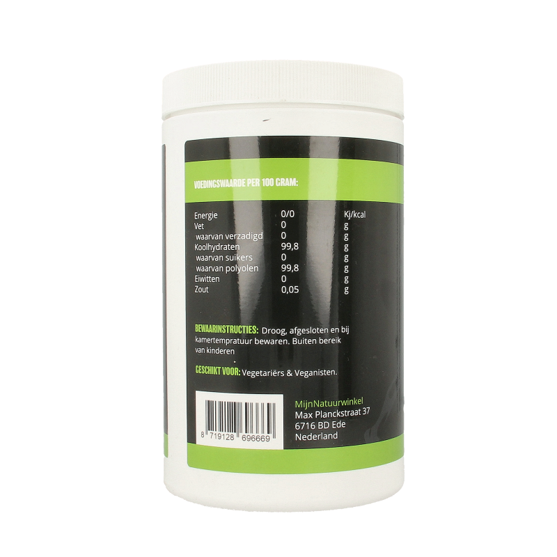 MijnNatuurwinkel Erythritol 750 Gram