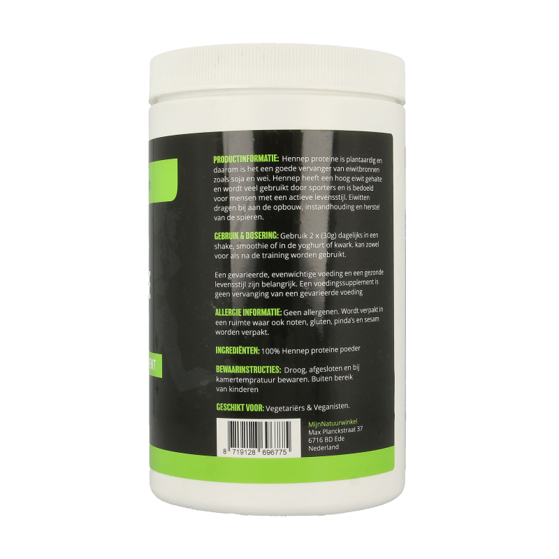 MijnNatuurwinkel Hennep proteine vegan 500 Gram