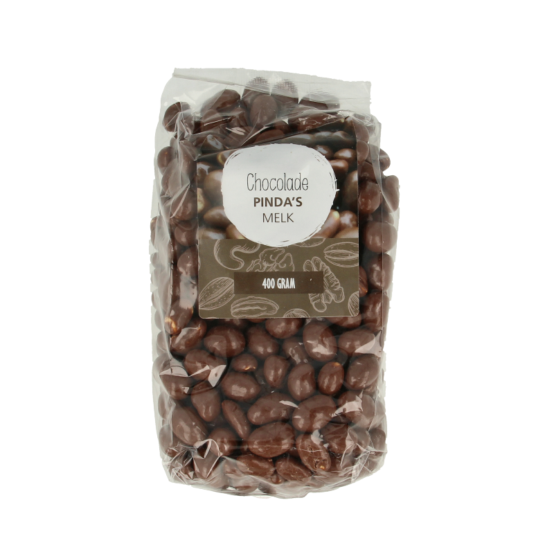 MijnNatuurwinkel Chocolade pinda melk 400 Gram