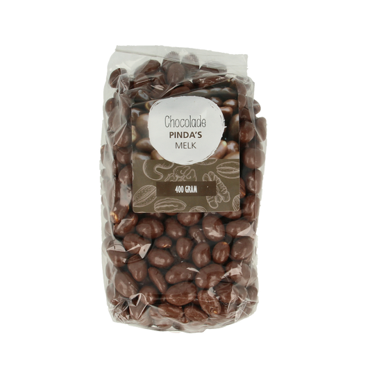MijnNatuurwinkel Chocolade pinda melk 400 Gram