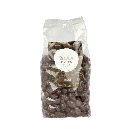 MijnNatuurwinkel Chocolade pinda puur 400 Gram