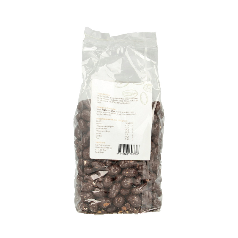 MijnNatuurwinkel Chocolade pinda puur 400 Gram