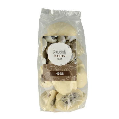 MijnNatuurwinkel Chocolade dadels wit 400 Gram