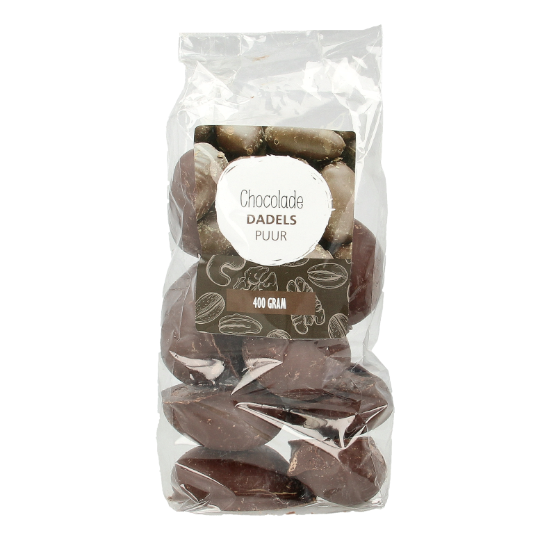 MijnNatuurwinkel Chocolade dadels puur 400 Gram
