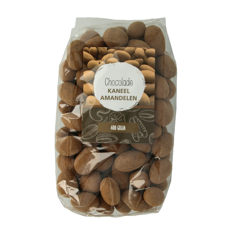 MijnNatuurwinkel Chocolade kaneel amandelen 400 Gram