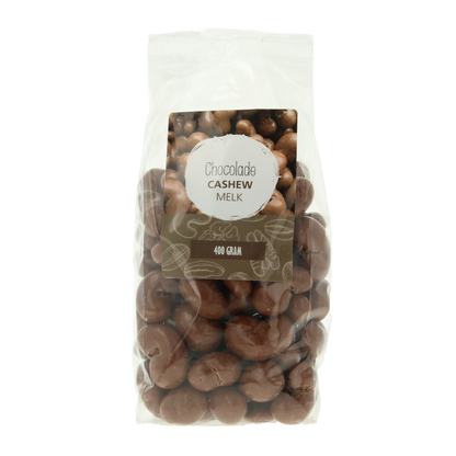 MijnNatuurwinkel Chocolade cashew noten melk 400 Gram