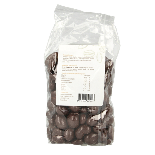 MijnNatuurwinkel Chocolade cashew noten puur 400 Gram