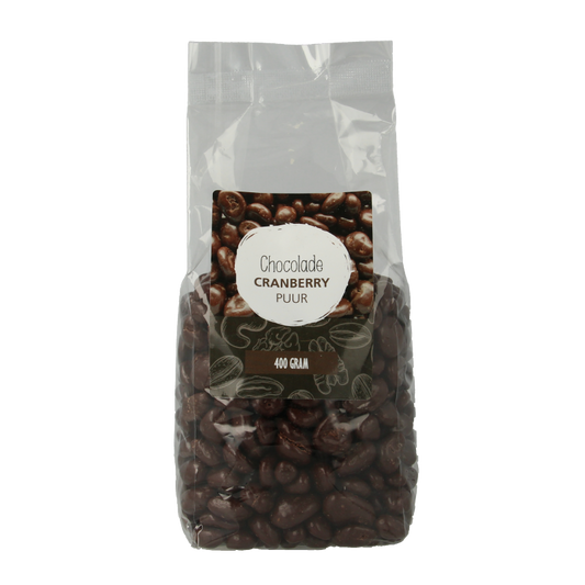 MijnNatuurwinkel Chocolade cranberries puur 400 Gram