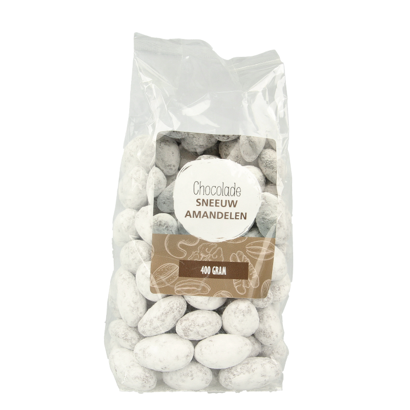 MijnNatuurwinkel Chocolade sneeuw amandelen 400 Gram