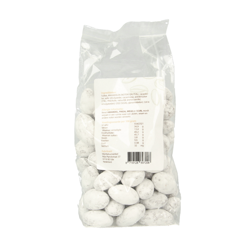 MijnNatuurwinkel Chocolade sneeuw amandelen 400 Gram