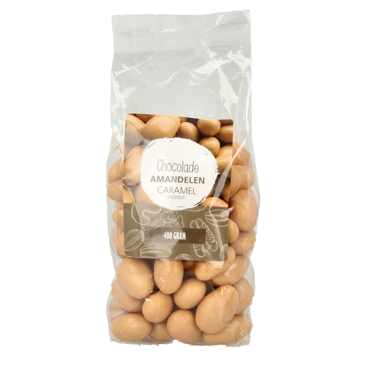 MijnNatuurwinkel Chocolade amandel karamel zeezout 400 Gram