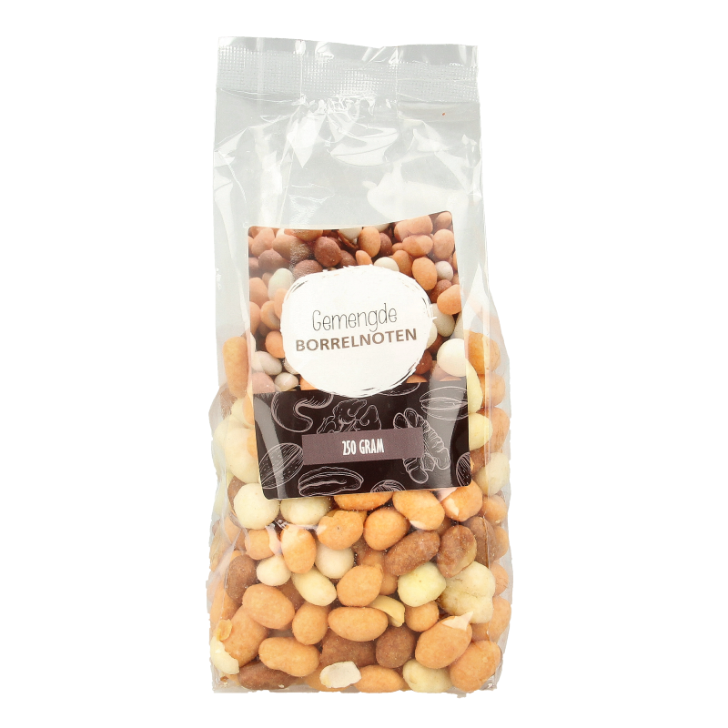 MijnNatuurwinkel Borrelnoten gemengd 250 Gram