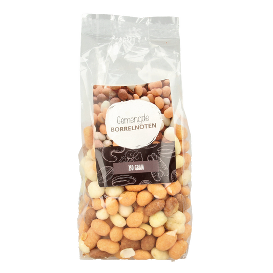 MijnNatuurwinkel Borrelnoten gemengd 250 Gram