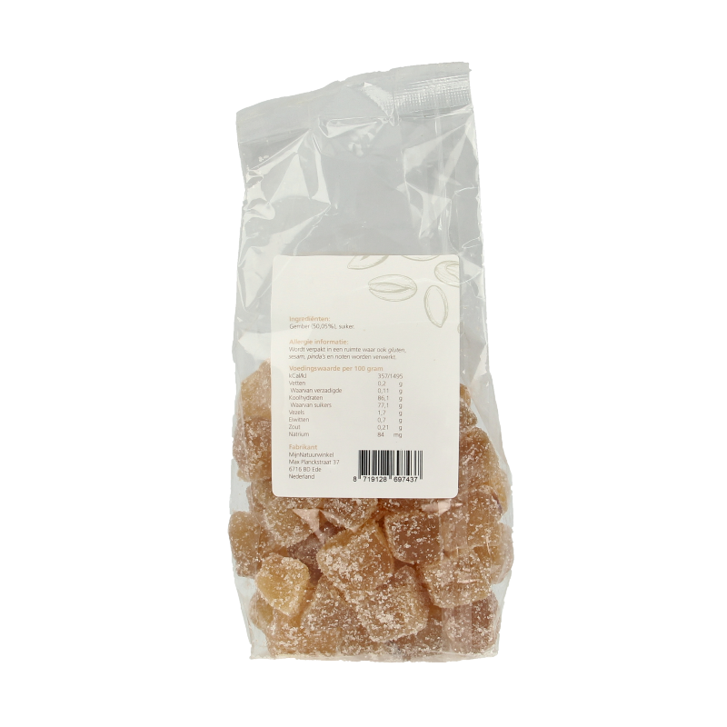 MijnNatuurwinkel Geconfijte gember 300 Gram