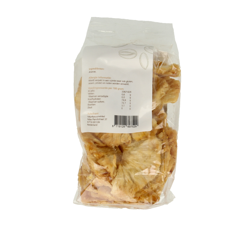 MijnNatuurwinkel Ananas ringen 250 Gram