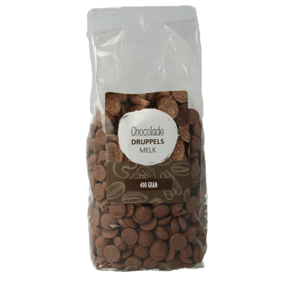 MijnNatuurwinkel Chocolade druppels melk 400 Gram