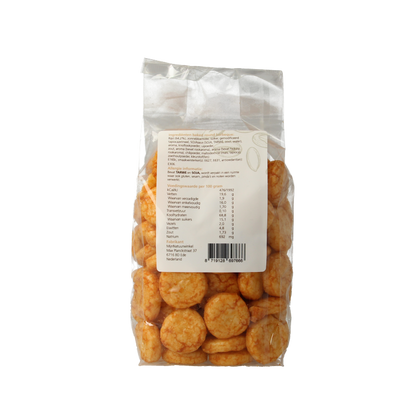 MijnNatuurwinkel Rijstcracker round bbq 100 Gram