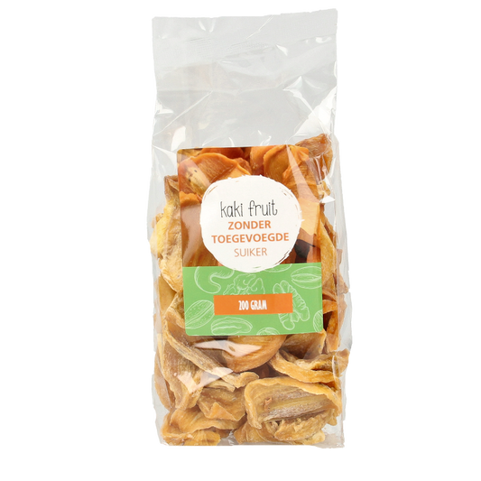 MijnNatuurwinkel Gedroogde kaki fruit 200 Gram