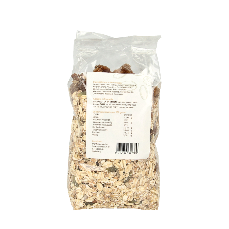 MijnNatuurwinkel Noten muesli 400 Gram