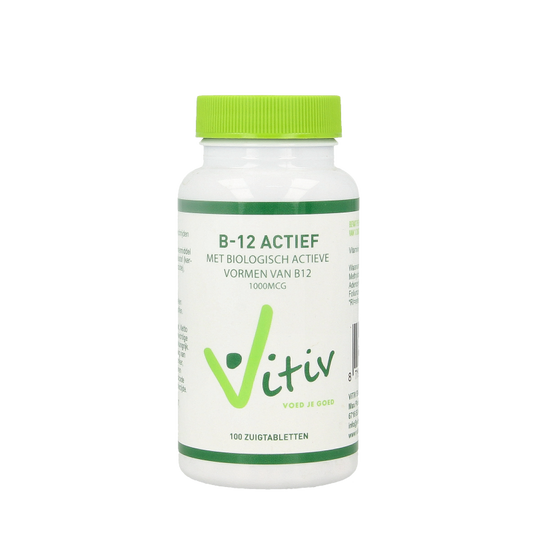 Vitiv Vitamine B12 actief 100 Zuigtabletten